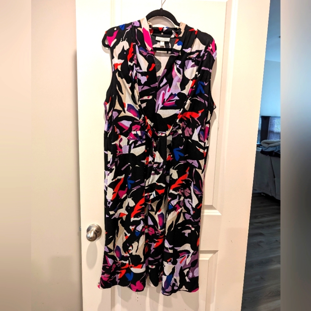 Sleeveless Dana Buchman Dress. There are some small snags in the dress.